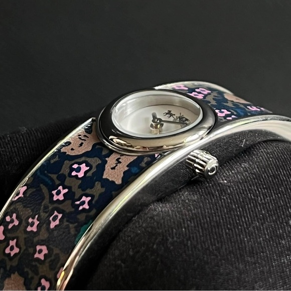W6198 - Coach Scout Bangle Watch in Blue Floral - Picture 6 of 14